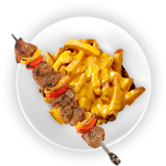 Kebab Meat, Chips & Cheese 